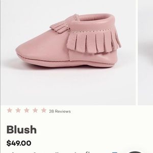 Freshly picked baby moccasins